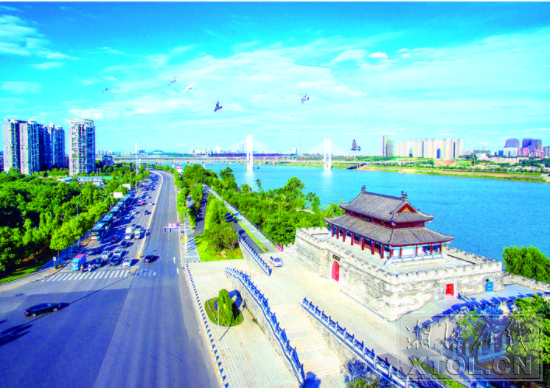 湘江河西風光帶。
